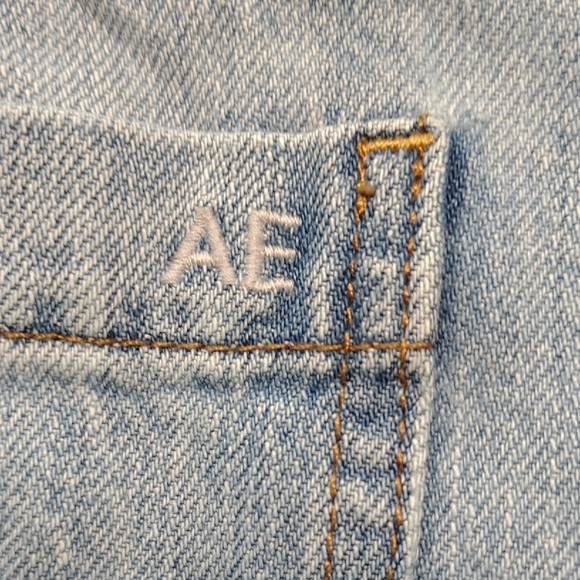 American Eagle Light Blue Denim Overalls - Picture 5 of 5
